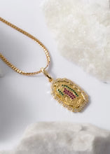 Dije medalla de guadalupe de colores