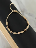 Pulsera 7 nudos oro rosa #5