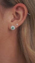 Topos halo turquesa 8mm