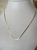 Cadena egipcia plana alta gama 45cms