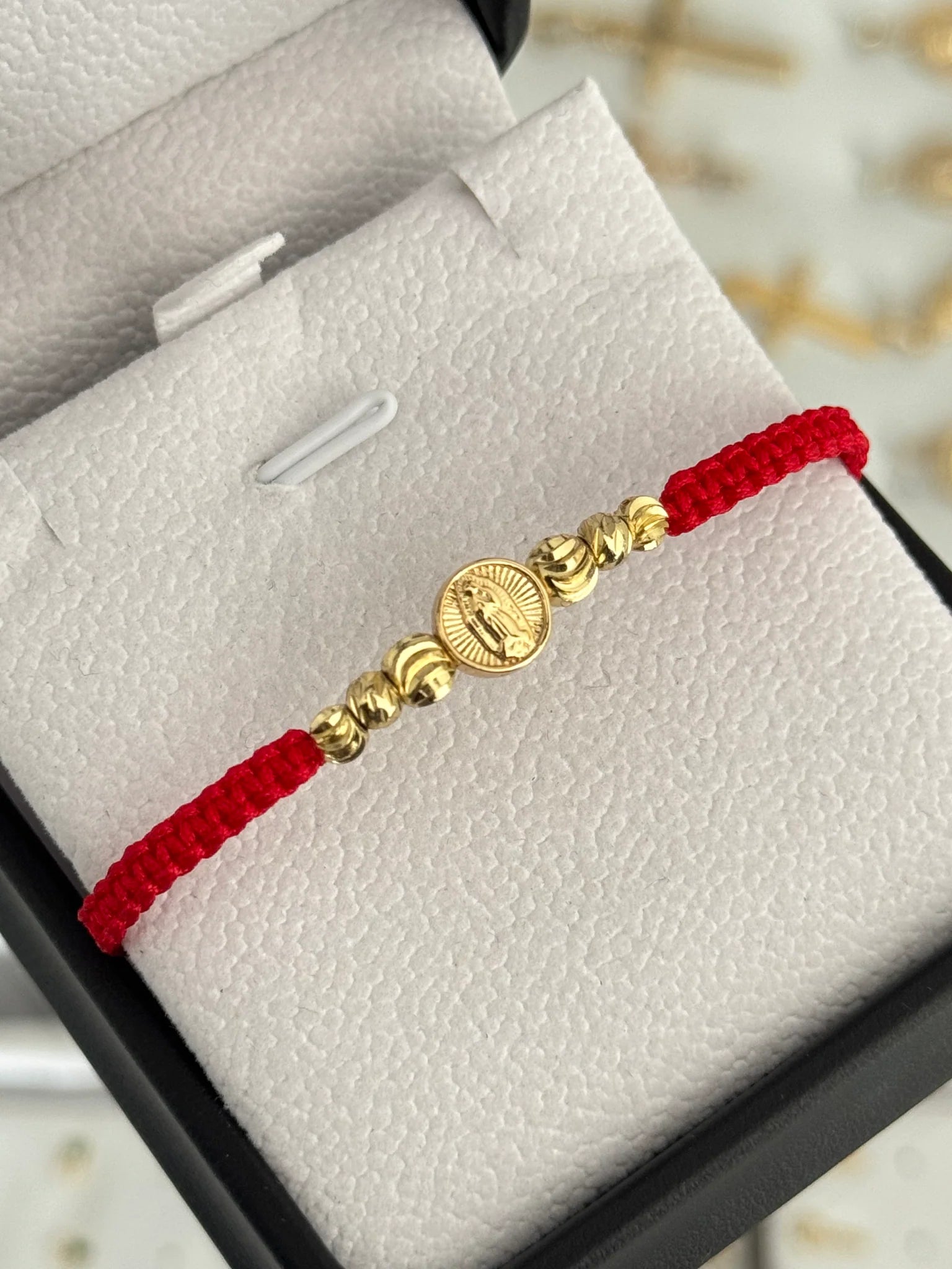 Pulsera rosa de Guadalupe italiana