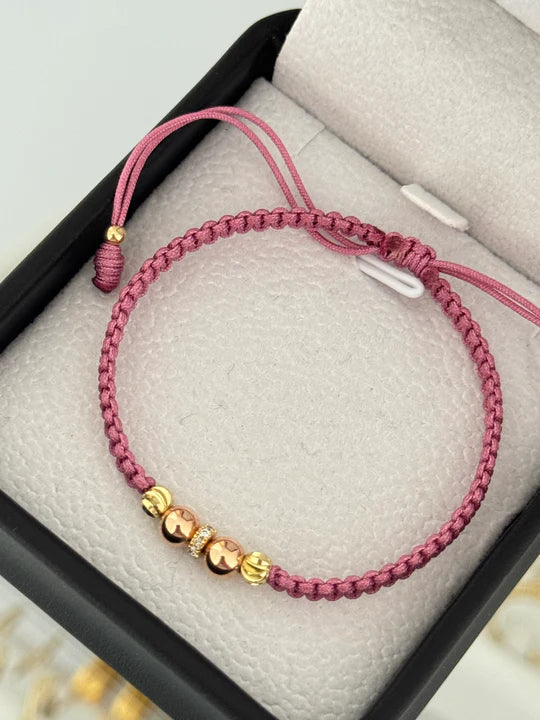 Pulsera rondel cristal