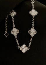 Pulsera clover 1,2 cm 18 Cms, plata Ley 925
