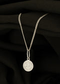Dije mini san benito 1cms plata ley 925