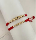 uego pulseras balin liso y diamantado #3, #4,#5. X2