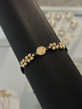 Pulsera herraje corona carril